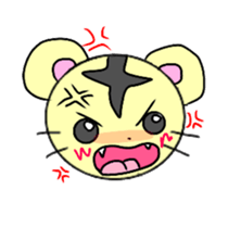 TIGER BIG FACE sticker #11819170