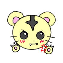 TIGER BIG FACE sticker #11819171