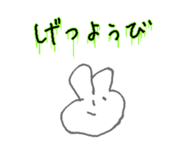 worker rabbit sticker sticker #11819272