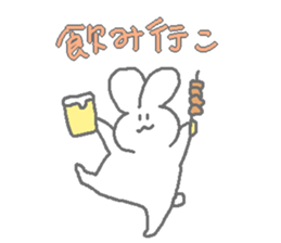 worker rabbit sticker sticker #11819281