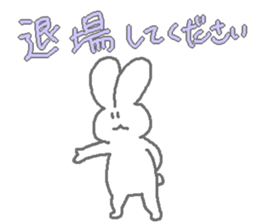 worker rabbit sticker sticker #11819285