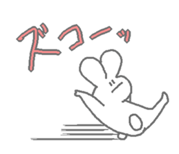 worker rabbit sticker sticker #11819289