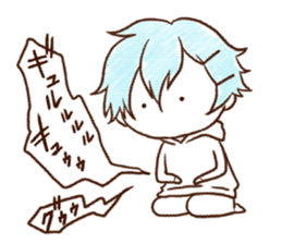 UCHI no UDUKI kun 5 sticker #11819325