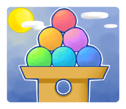 Rainbow color sticker sticker #11819841