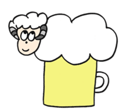 SHEEP BEER sticker #11819905