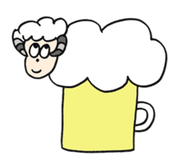 SHEEP BEER sticker #11819905