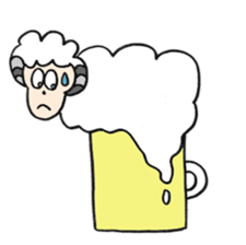 SHEEP BEER sticker #11819914