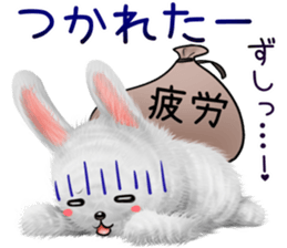 Rabbit stuffed kansaiben early summer sticker #11820030