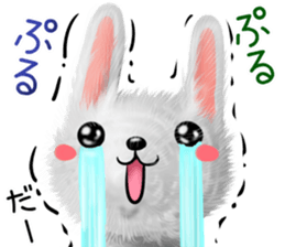 Rabbit stuffed kansaiben early summer sticker #11820041