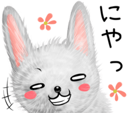 Rabbit stuffed kansaiben early summer sticker #11820043