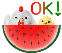 koketi and piyotii summer sticker #11820056