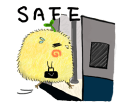 little leaf chicken sticker #11820419