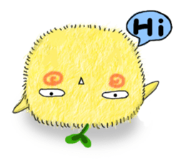 little leaf chicken sticker #11820422