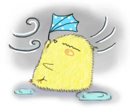 little leaf chicken sticker #11820428