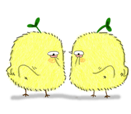 little leaf chicken sticker #11820429