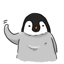 Fluffy Baby Penguins sticker #11820854