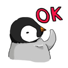 Fluffy Baby Penguins sticker #11820855