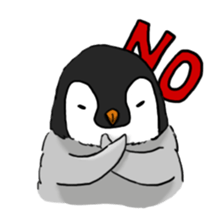 Fluffy Baby Penguins sticker #11820856