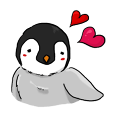 Fluffy Baby Penguins sticker #11820857