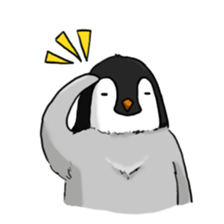 Fluffy Baby Penguins sticker #11820858