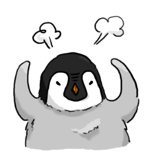 Fluffy Baby Penguins sticker #11820859