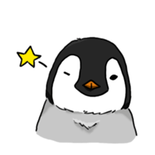 Fluffy Baby Penguins sticker #11820860