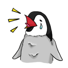 Fluffy Baby Penguins sticker #11820861