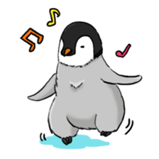 Fluffy Baby Penguins sticker #11820862