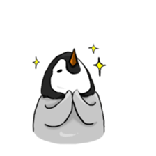 Fluffy Baby Penguins sticker #11820863