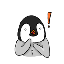Fluffy Baby Penguins sticker #11820866