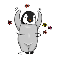 Fluffy Baby Penguins sticker #11820869