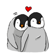 Fluffy Baby Penguins sticker #11820871
