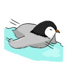 Fluffy Baby Penguins sticker #11820877