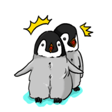 Fluffy Baby Penguins sticker #11820879