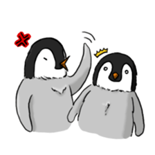 Fluffy Baby Penguins sticker #11820882