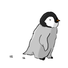 Fluffy Baby Penguins sticker #11820883