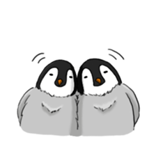 Fluffy Baby Penguins sticker #11820887