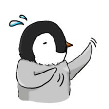 Fluffy Baby Penguins sticker #11820888