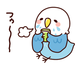 Live with the birds sticker #11820937