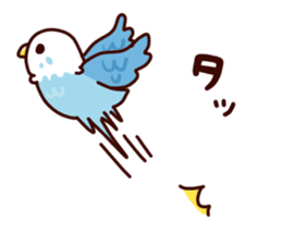Live with the birds sticker #11820938