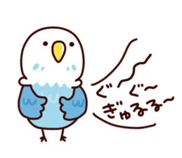 Live with the birds sticker #11820953