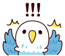 Live with the birds sticker #11820956