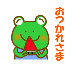 Frog's sticker of summer sticker #11821094