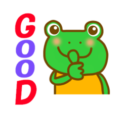 Frog's sticker of summer sticker #11821110