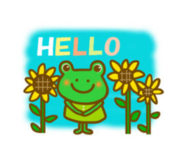 Frog's sticker of summer sticker #11821113