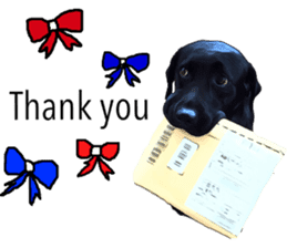 Black Labrador OHANA sticker #11821644