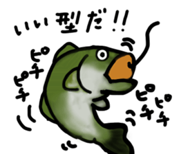 Bass Fishing2 sticker #11821775