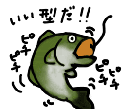 Bass Fishing2 sticker #11821775