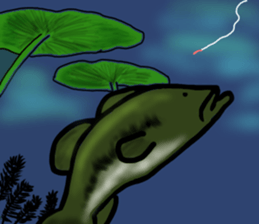 Bass Fishing2 sticker #11821777