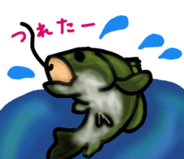 Bass Fishing2 sticker #11821784